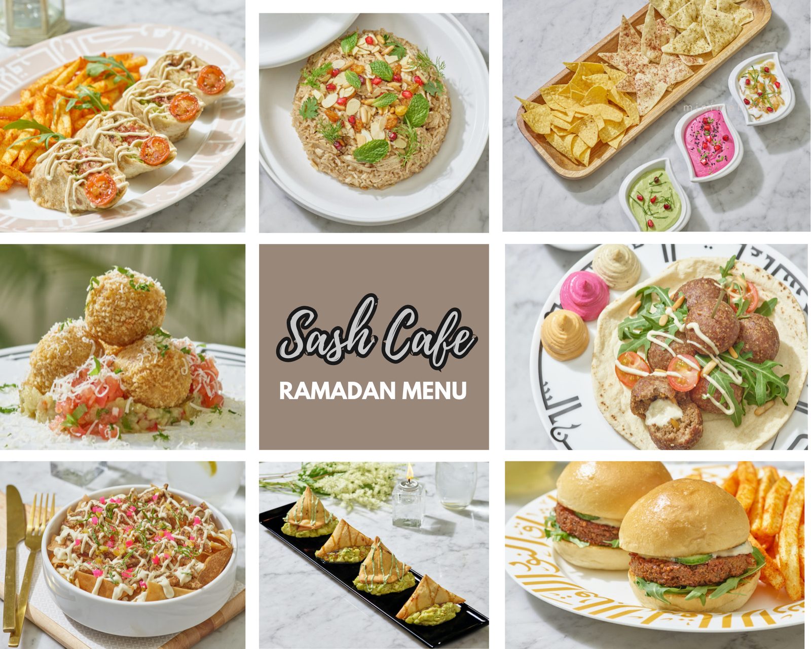 Sash Café Ramadan menu
